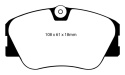 DP2577 Greenstuff Front Brake Pads (Street) EBC Brakes