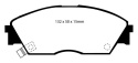 DP2706 Greenstuff Front Brake Pads (Street) EBC Brakes