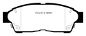 DP2964 Greenstuff Front Brake Pads (Street) EBC Brakes