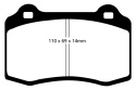 DP31140C Redstuff Front / Rear Brake Pads (Street) EBC Brakes