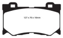 DP31823C Redstuff Front Brake Pads (Street) EBC Brakes