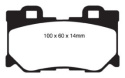 DP31824C Redstuff Rear Brake Pads (Street) EBC Brakes