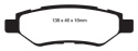 DP31829C Redstuff Rear Brake Pads (Street) EBC Brakes