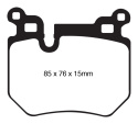 DP31996C Redstuff Rear Brake Pads (Street) EBC Brakes
