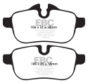 DP32046C Redstuff Rear Brake Pads (Street) EBC Brakes
