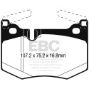 DP32261C Redstuff Rear Brake Pads (Street) EBC Brakes