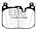 DP32360C Redstuff Front Brake Pads (Street) EBC Brakes