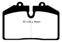 DP41013R Yellowstuff Front / Rear Brake Pads (Sport) EBC Brakes