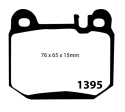 DP41395R Yellowstuff Rear Brake Pads (Sport) EBC Brakes