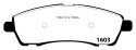 DP41603R Yellowstuff Rear Brake Pads (Sport) EBC Brakes