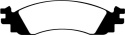 DP41767R Yellowstuff Front Brake Pads (Sport) EBC Brakes