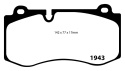 DP41943R Yellowstuff Front Brake Pads (Sport) EBC Brakes