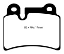 DP41944R Yellowstuff Rear Brake Pads (Sport) EBC Brakes