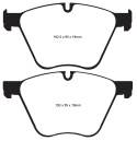 DP42007R Yellowstuff Front Brake Pads (Sport) EBC Brakes