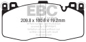 DP42343R Yellowstuff Front Brake Pads (Sport) EBC Brakes