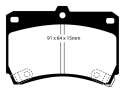 DP4884R Yellowstuff Front Brake Pads (Sport) EBC Brakes