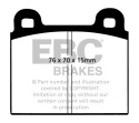 DP5103NDX Bluestuff NDX Front Brake Pads (Trackday) EBC Brakes