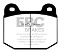 DP51538NDX Bluestuff NDX Rear Brake Pads (Trackday) EBC Brakes
