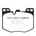 DP52302NDX Bluestuff NDX Front Brake Pads (Trackday) EBC Brakes
