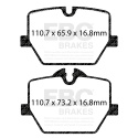 DP52415NDX Bluestuff NDX Rear Brake Pads (Trackday) EBC Brakes