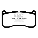 DP53013NDX Bluestuff NDX Front Brake Pads (Trackday) EBC Brakes
