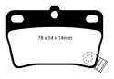 DP61403 Greenstuff Rear Brake Pads (Street) EBC Brakes