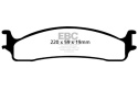 DP61650 Greenstuff Front Brake Pads (Street) EBC Brakes