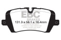 DP62161 Greenstuff Rear Brake Pads (Street) EBC Brakes