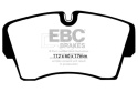 DP754 Ultimax2 Front Brake Pads (Street) EBC Brakes
