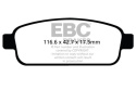 DPX2066 Ultimax2 Rear Brake Pads (Street) EBC Brakes