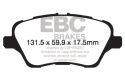 DPX2149 Ultimax2 Front Brake Pads (Street) EBC Brakes