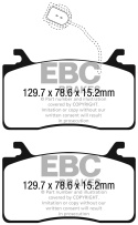 DPX2325 Ultimax2 Front Brake Pads (Street) EBC Brakes