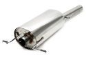 VW Golf I Cabriolet, Scirocco II Golf I Cabriolet, Typ 155, / Scirocco II, Typ 53B 1984-1993 TA Technix rear silencer 1x70mm round stainless steel