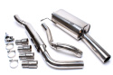 VW Golf I Cabriolet, Scirocco II Golf I Cabriolet, Typ 155, / Scirocco II, Typ 53B 1984-1993 TA Technix stainless steel system