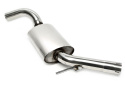 VW Golf III, Golf III Cabriolet, Golf IV Cabriolet Golf III, Typ 1H_, / Golf III Cabriolet, Typ 1E_, / Golf IV Cabriolet, Typ 1E_ 1991-2002 TA Technix middle silencer stainless steel