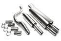 Audi /Seat / VW A3, Leon,  Golf IV A3 Typ 8L, / Leon, Typ 1M, / Golf IV, Typ 1J 1996-2005 TA Technix stainless steel system