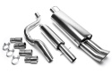 Audi /Seat / VW A3, Leon,  Golf IV A3, Typ 8L, / Leon, Typ 1M, / Golf IV, Typ 1J 1996-2005 TA Technix stainless steel system
