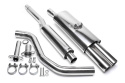 VW Polo, Polo Classic, Polo Coupe 86C 1987-1994 TA Technix stainless steel system