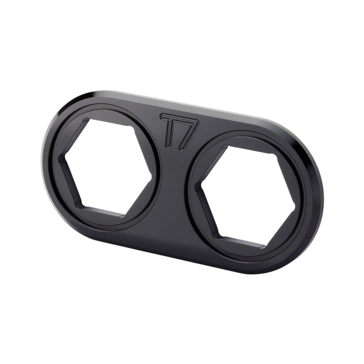 Bulkhead Plate Kit - Double, Backing Plate & O-Rings - Black T7 Design in the group Interior / Heater & Accessories / AC Components at DDESIGN Scandinavia AB (FA9-058-3C3)