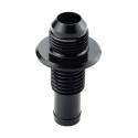 16mm - AN10 (5/8\'\' - AN10) Bulkhead Hose Adapter & Locking Nut - Black T7 Design