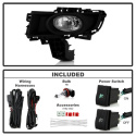 Mazda 3 07-08 4Dr OEM Fog Lights (Won‘t Fit Sports/Gt Or Hatchback) W/Switch - Clear Spyder Auto