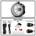 Dodge Charger 06-10 / Caliber 07-12 / Caravan 05-07 / Nitro 07-11 / Jeep Patriot 07-09 OEM Fog Lights W/Switch- Clear Spyder Auto