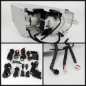 Toyota FJ Cruiser 07-14 Fog Lights With LED Daytime Running Lights W/Switch- Clear Spyder Auto