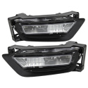 Honda Accord 2013-2015 4Dr OEM Fog Lights W/Switch- Clear Spyder Auto