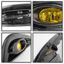 Honda Civic 2013-2014 4dr OEM Fog Light W/Switch - Yellow Spyder Auto