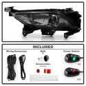 Hyundai Sonata 2011-2012 OE Style Fog Lights W/Switch - Smoke Spyder Auto