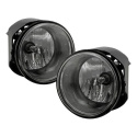 Jeep Grand Cherokee 05-09 Chrysler 300 SRT8 (w/o touring/limited model) Dodge Dakota 05-09 Durango 07-09 OEM Fog Lights W/Switch - Smoke Spyder Auto