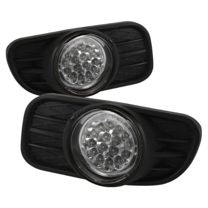 Jeep Grand Cherokee 99-04 LED Fog Lights w/Switch - Clear Spyder Auto in the group Select car model / Jeep / Grand Cherokee WJ-WG 1999-2004 / Styling at DDESIGN Scandinavia AB (FL-LED-JGC99-C)