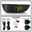 Mitsubishi Lancer 07-14 OEM Fog Lights w/Switch - Yellow Spyder Auto