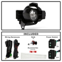 Nissan Altima 10-12 4Dr OEM Fog Lights w/Switch - Clear Spyder Auto